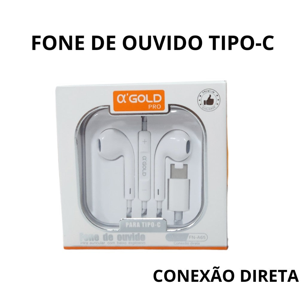 Fone USB-C Compatível com iPhone 15 15 Plus 15 Pro e 15 Pro Max — Hive