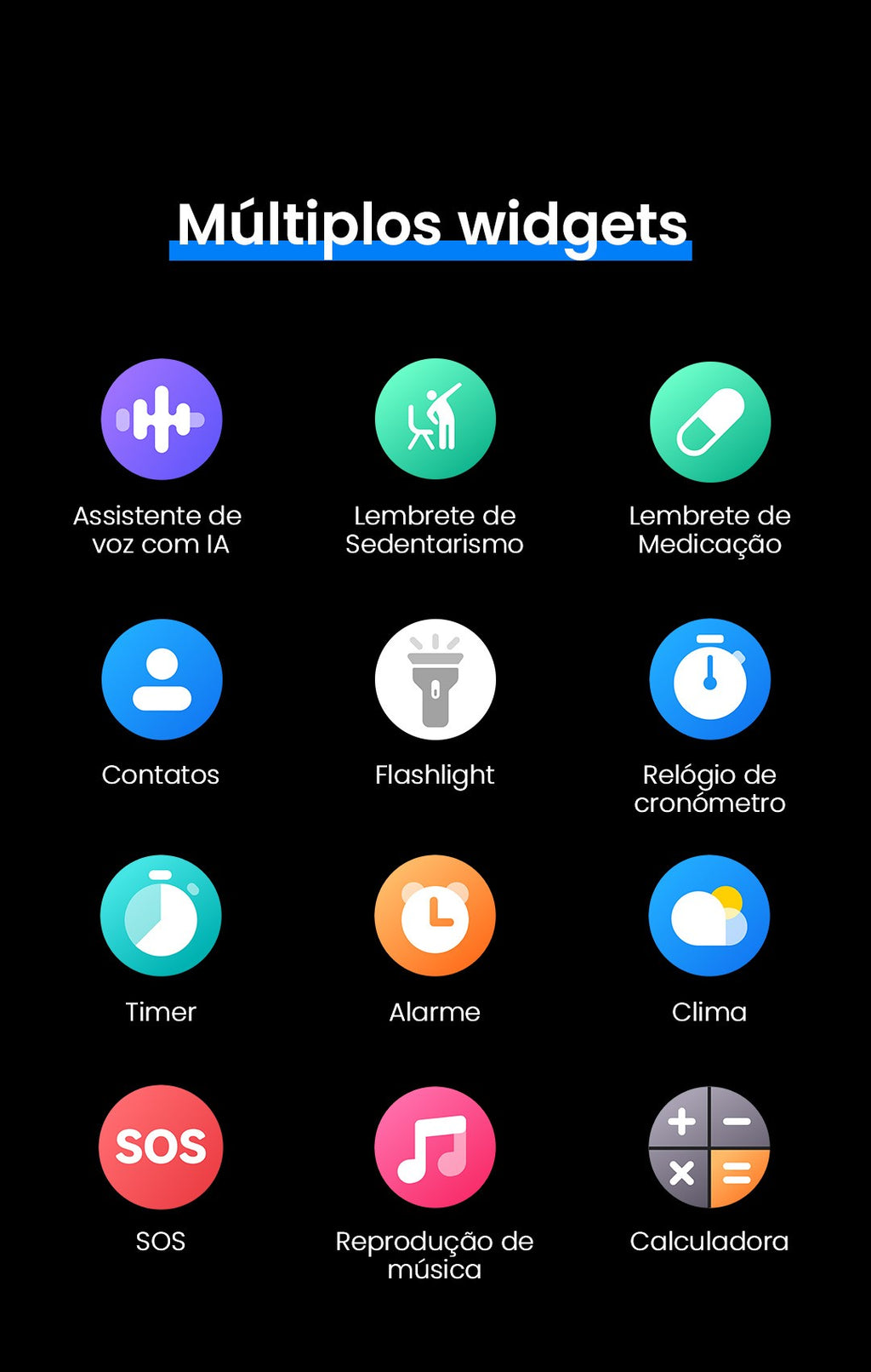Smartwatch Haylou Solar Lite 2 com Tela AMOLED 1,43" e Bluetooth 5.4 — imagem 3 de 29