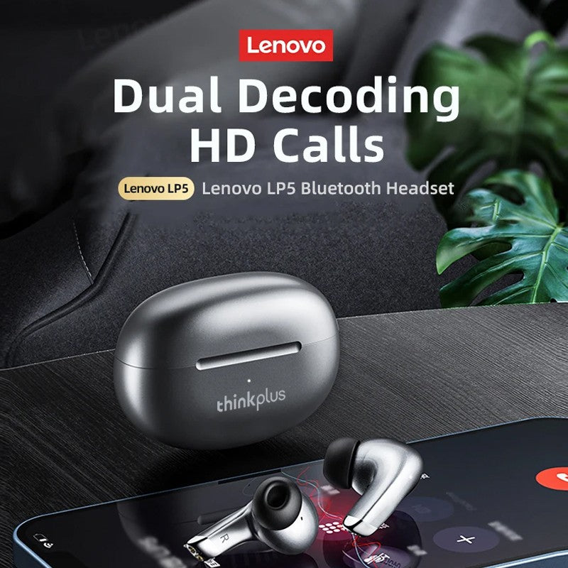 Fone Bluetooth Lenovo LP5 HiFi — Qualidade de Som Superior — Hive
