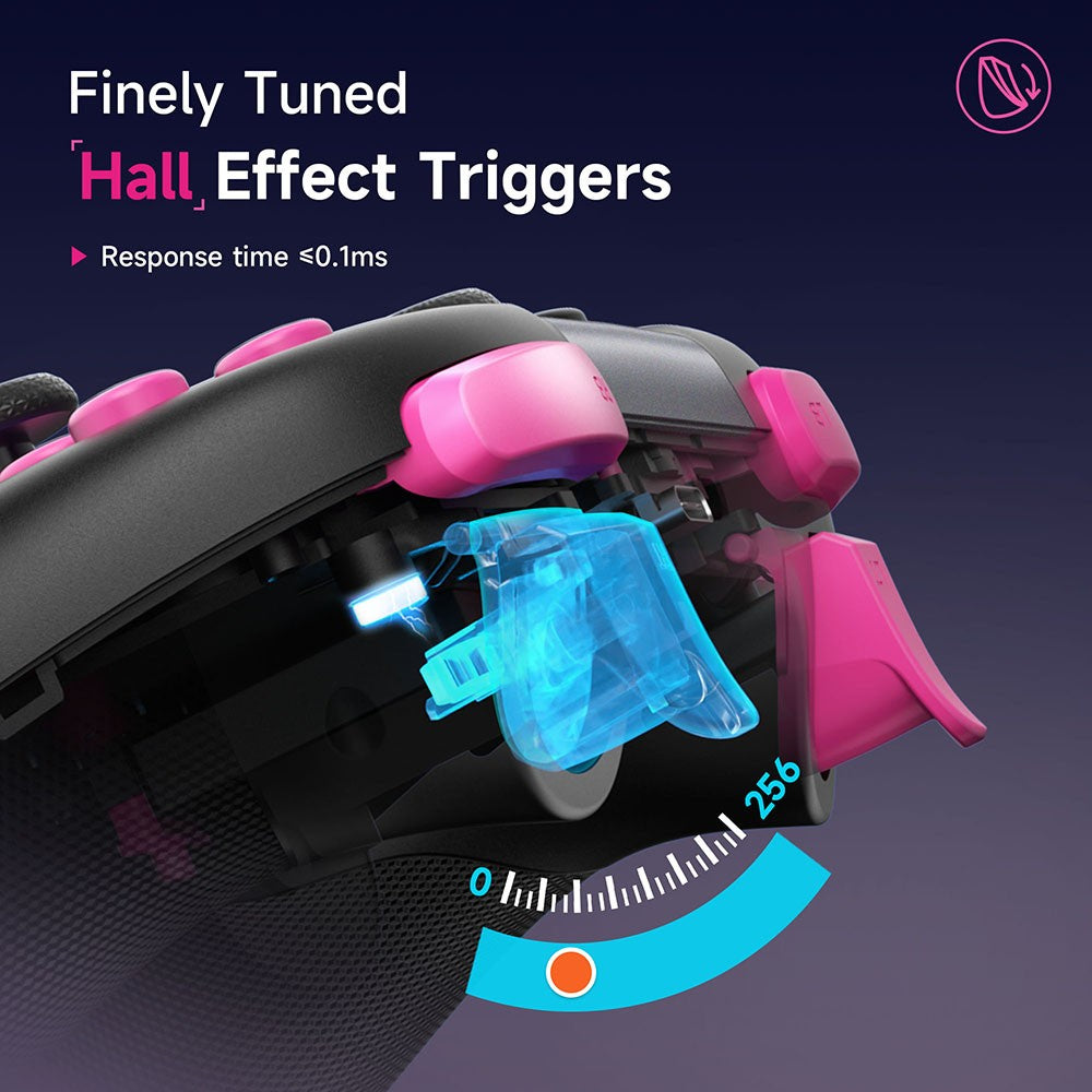 Controle EasySMX X05 Multimodo com Joysticks Hall e RGB — imagem 8 de 12
