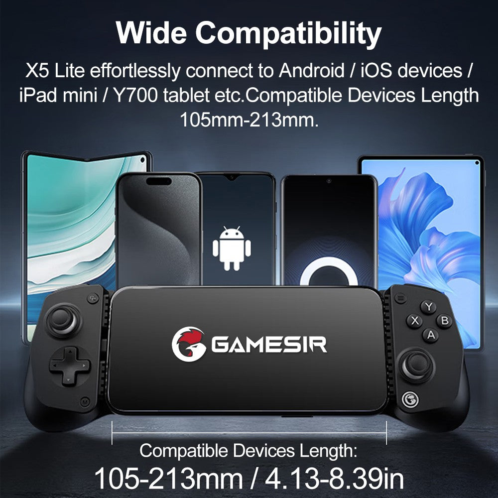 Controle GameSir X5 Lite USB-C para Celular com Joysticks Hall — imagem 10 de 15
