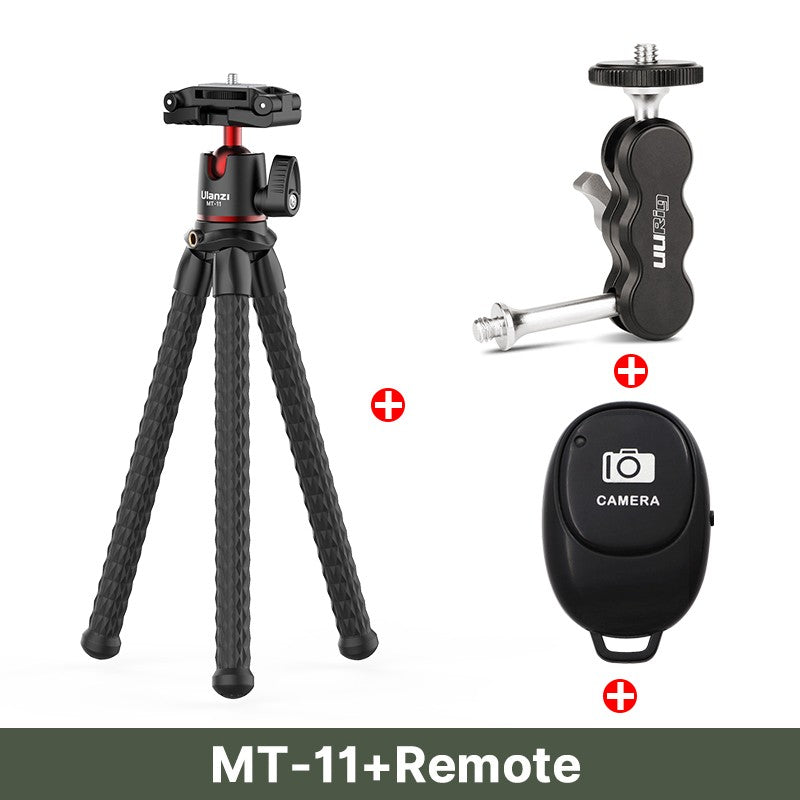Mini Tripé Flexível Ulanzi MT-11 — GoPro, Smartphone e DSLR