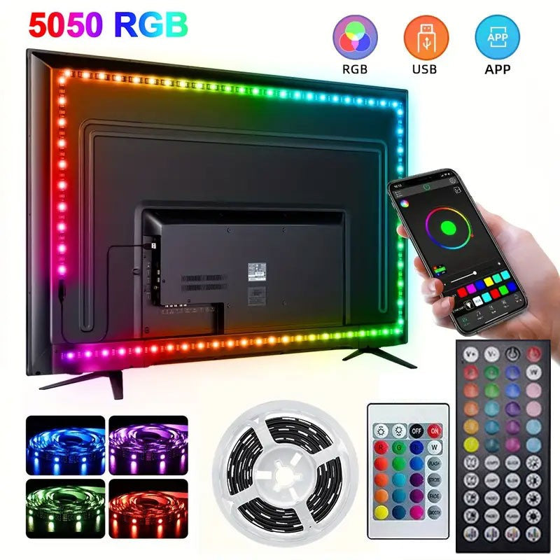 Fita LED RGB LeiiGeeGo USB 5V com Opções de Controle — imagem 1 de 10