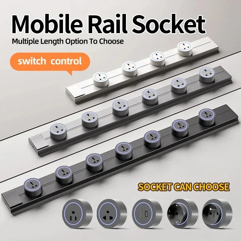 Tomada de Trilho Universal Modular de Parede com Interruptor — imagem 2 de 34