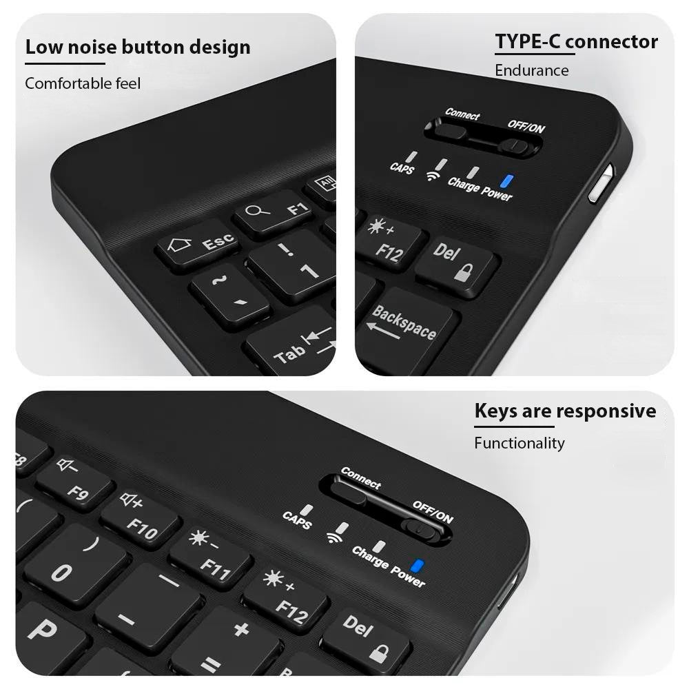 Teclado Bluetooth EMTRA Recarregável com Opção de Mouse — imagem 2 de 24