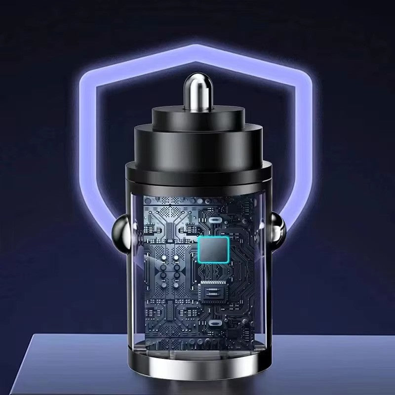 Carregador Veicular Mini USB-A e USB-C com Anel de Remoção — imagem 7 de 7