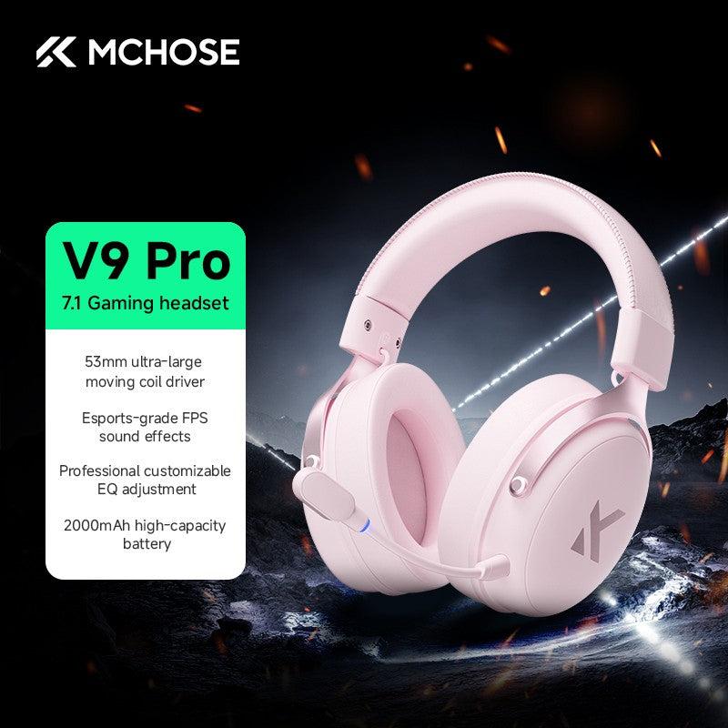 Headset Gamer MCHOSE V9 Pro 2 Sem Fio com Microfone — imagem 11 de 22
