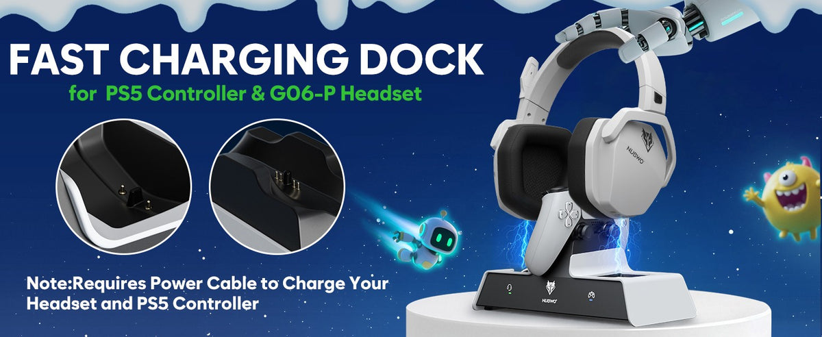 Headset Gamer NUBWO G06 Sem Fio com Microfone — imagem 25 de 28
