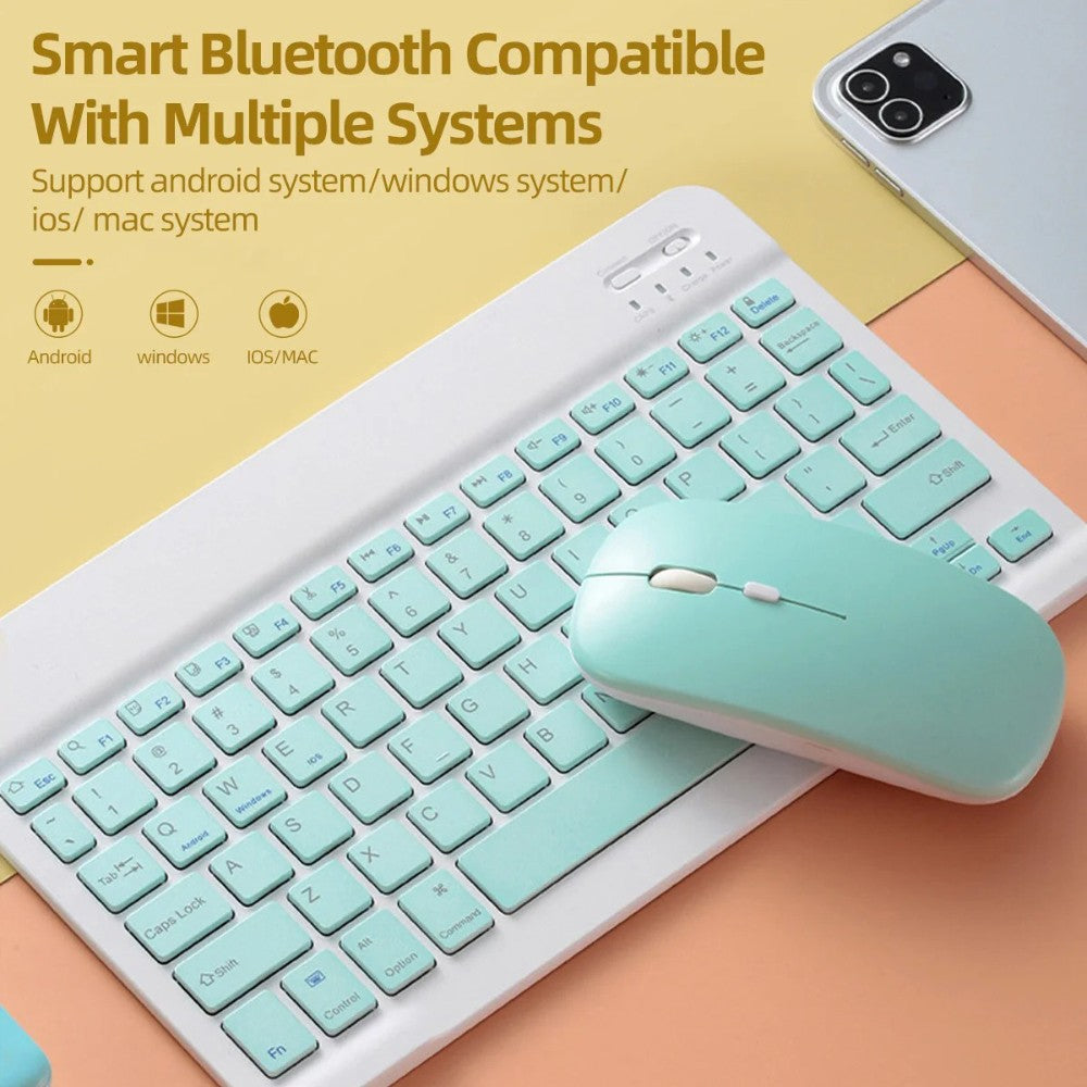 Mouse Bluetooth RNABAU Mini Óptico 1600 DPI — imagem 13 de 15