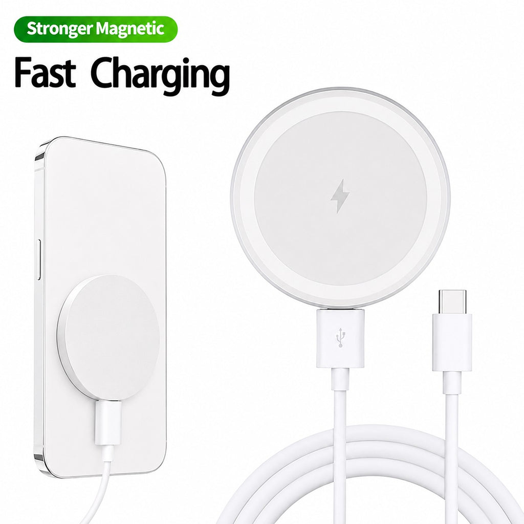 Carregador Magnético Sem Fio Qi 15W com USB-C — imagem 7 de 8