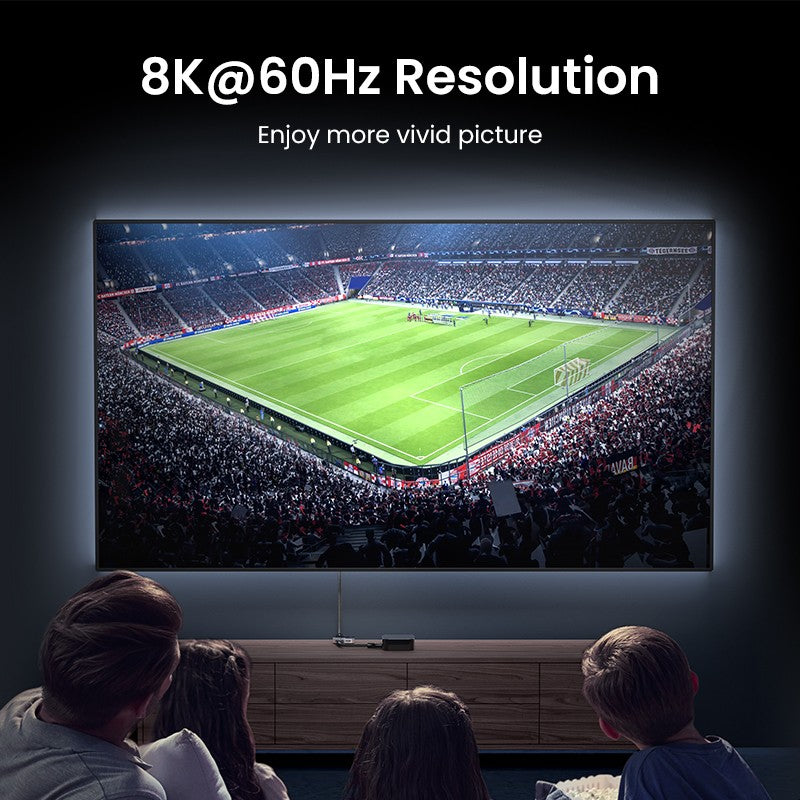 Switch HDMI 2.1 UGREEN 8K 60Hz — 2 Entradas 1 Saída para PS5 e Xbox