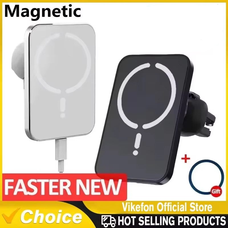 Carregador Veicular Magnético VIKEFON até 15W com Suporte 360° — imagem 9 de 9