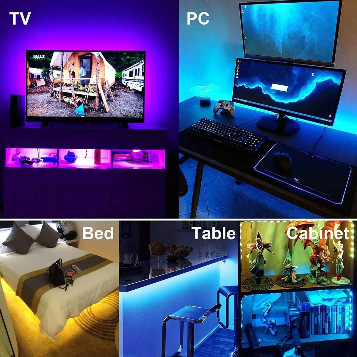Fita LED RGB LeiiGeeGo USB 5V com Opções de Controle — imagem 10 de 10