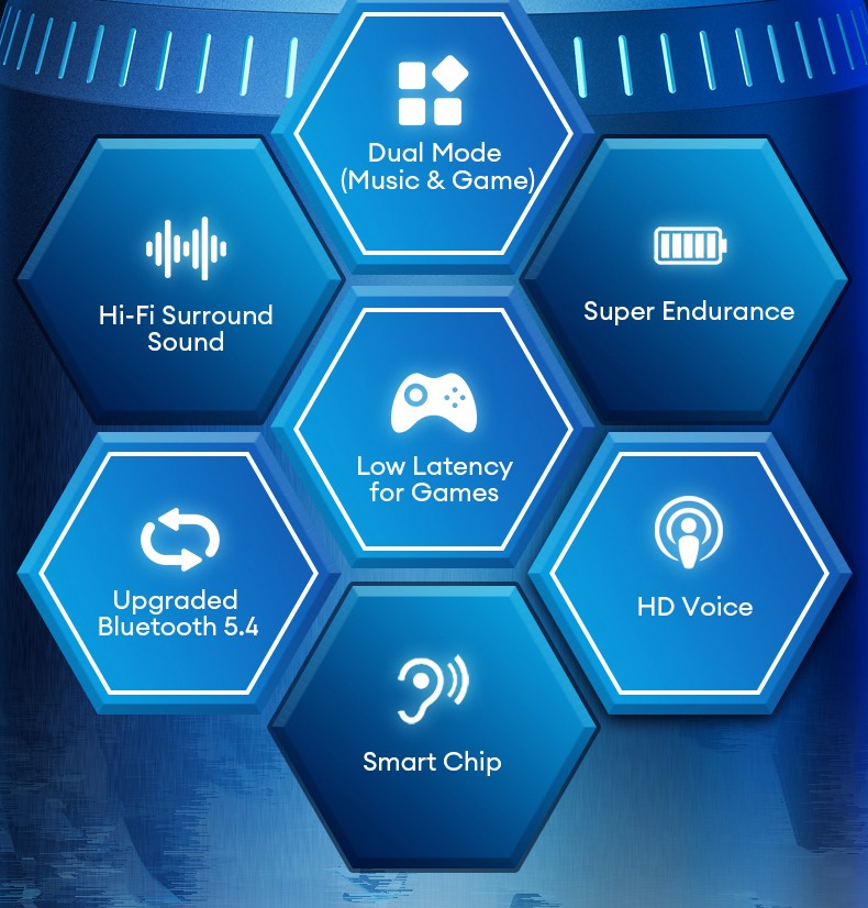 Fone Bluetooth Lenovo GM2 Pro e GM2 Plus TWS — imagem 14 de 15