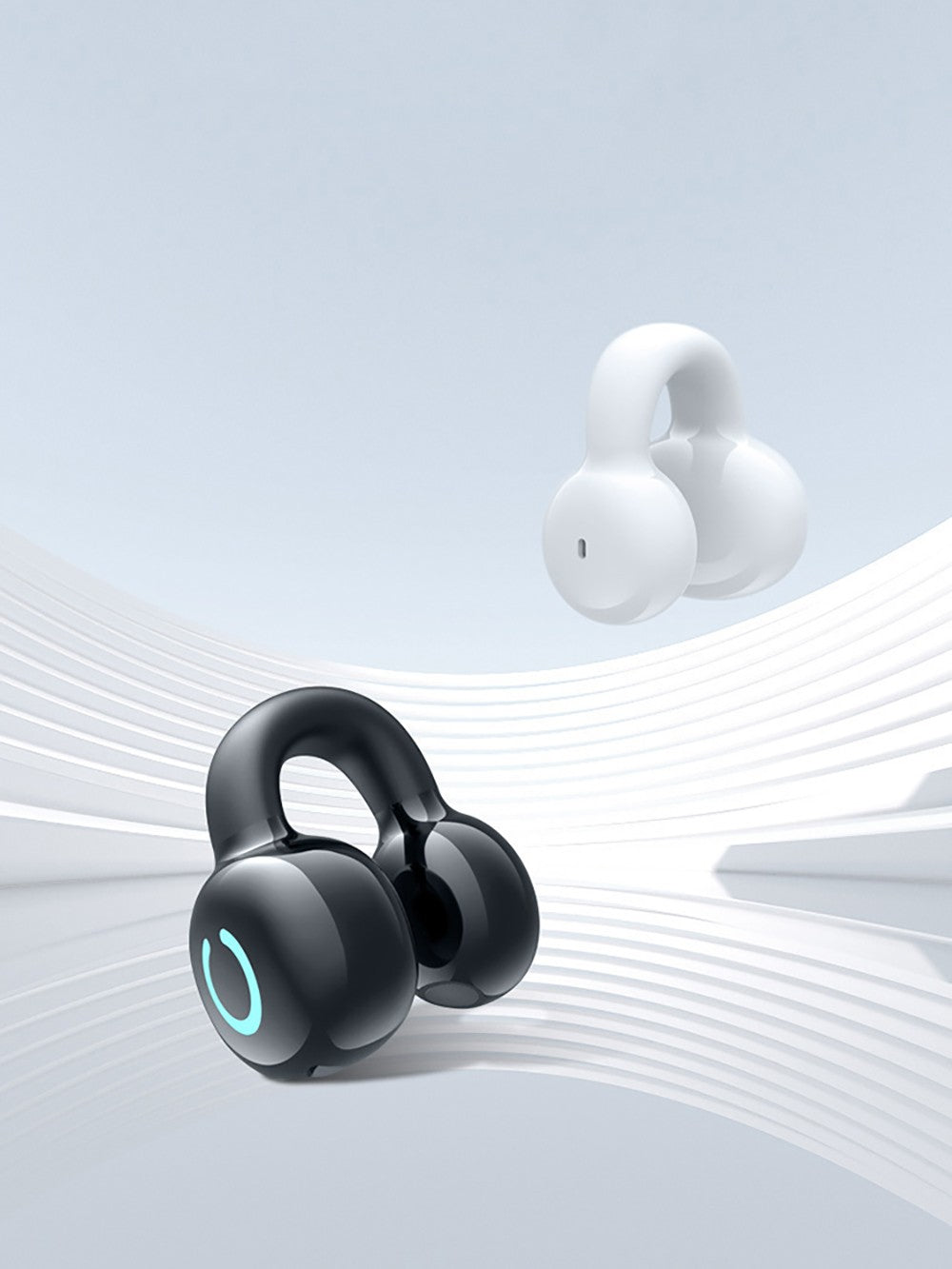Bluetooth 5.3 fone de ouvido clipe fones tws sem fio fone alta fidelidade estére