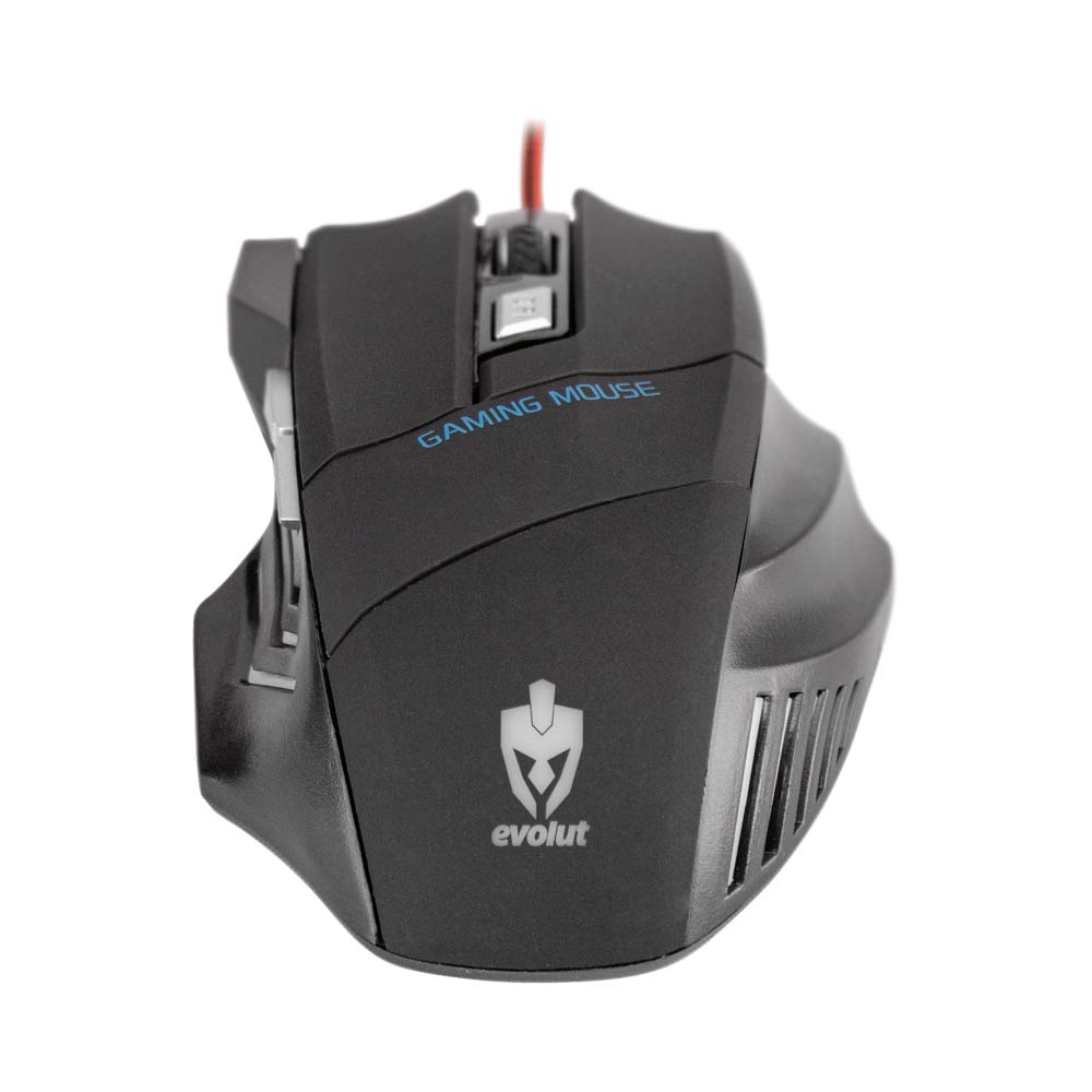 Mouse Gamer Evolut Predator RGB 2400 DPI 6 Botões — Alta Precisão — Hive